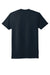 Next Level NL6410/6410 Mens Sueded Jersey Short Sleeve Crewneck T-Shirt Midnight Navy Blue Flat Back