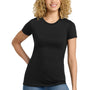 Next Level Womens CVC Jersey Short Sleeve Crewneck T-Shirt - Black