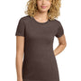 Next Level Womens CVC Jersey Short Sleeve Crewneck T-Shirt - Espresso Brown