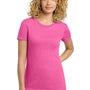 Next Level Womens CVC Jersey Short Sleeve Crewneck T-Shirt - Hot Pink