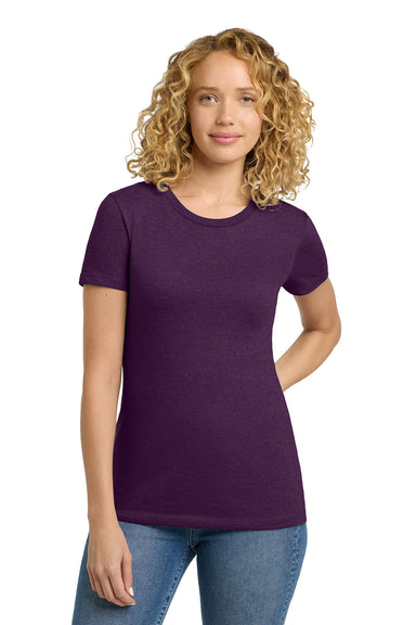 Next Level NL6610/6610 Womens CVC Jersey Short Sleeve Crewneck T-Shirt Plum Purple Model Front