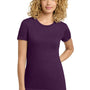 Next Level Womens CVC Jersey Short Sleeve Crewneck T-Shirt - Plum Purple