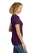 Next Level NL6610/6610 Womens CVC Jersey Short Sleeve Crewneck T-Shirt Plum Purple Model Side