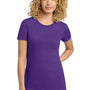 Next Level Womens CVC Jersey Short Sleeve Crewneck T-Shirt - Purple Rush