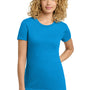 Next Level Womens CVC Jersey Short Sleeve Crewneck T-Shirt - Turquoise Blue