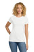 Next Level NL6610/6610 Womens CVC Jersey Short Sleeve Crewneck T-Shirt White Model Front