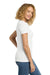 Next Level NL6610/6610 Womens CVC Jersey Short Sleeve Crewneck T-Shirt White Model Side