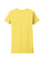 Next Level NL6610/6610 Womens CVC Jersey Short Sleeve Crewneck T-Shirt Banana Cream Yellow Flat Back