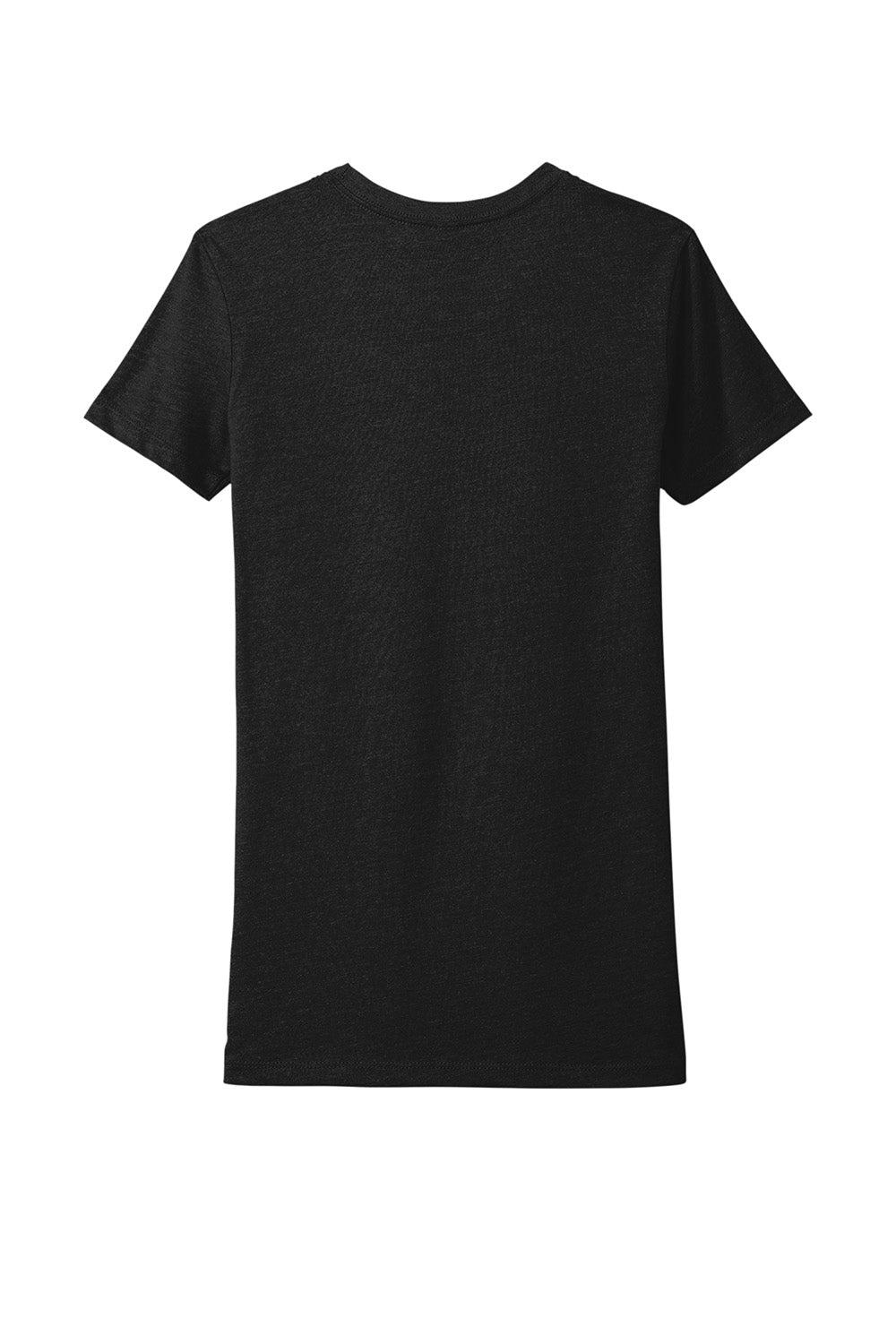 Next Level NL6610/6610 Womens CVC Jersey Short Sleeve Crewneck T-Shirt Black Flat Back