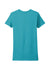 Next Level NL6610/6610 Womens CVC Jersey Short Sleeve Crewneck T-Shirt Bondi Blue Flat Back