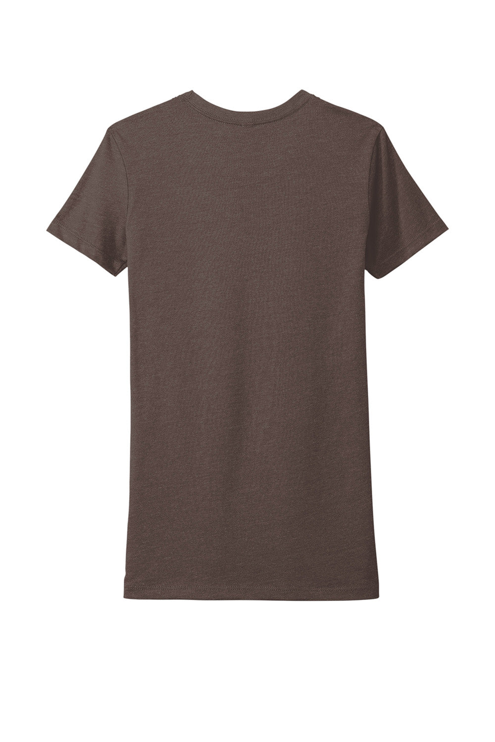 Next Level NL6610/6610 Womens CVC Jersey Short Sleeve Crewneck T-Shirt Espresso Brown Flat Back