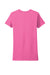 Next Level NL6610/6610 Womens CVC Jersey Short Sleeve Crewneck T-Shirt Hot Pink Flat Back