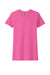 Next Level NL6610/6610 Womens CVC Jersey Short Sleeve Crewneck T-Shirt Hot Pink Flat Front