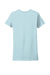 Next Level NL6610/6610 Womens CVC Jersey Short Sleeve Crewneck T-Shirt Ice Blue Flat Back