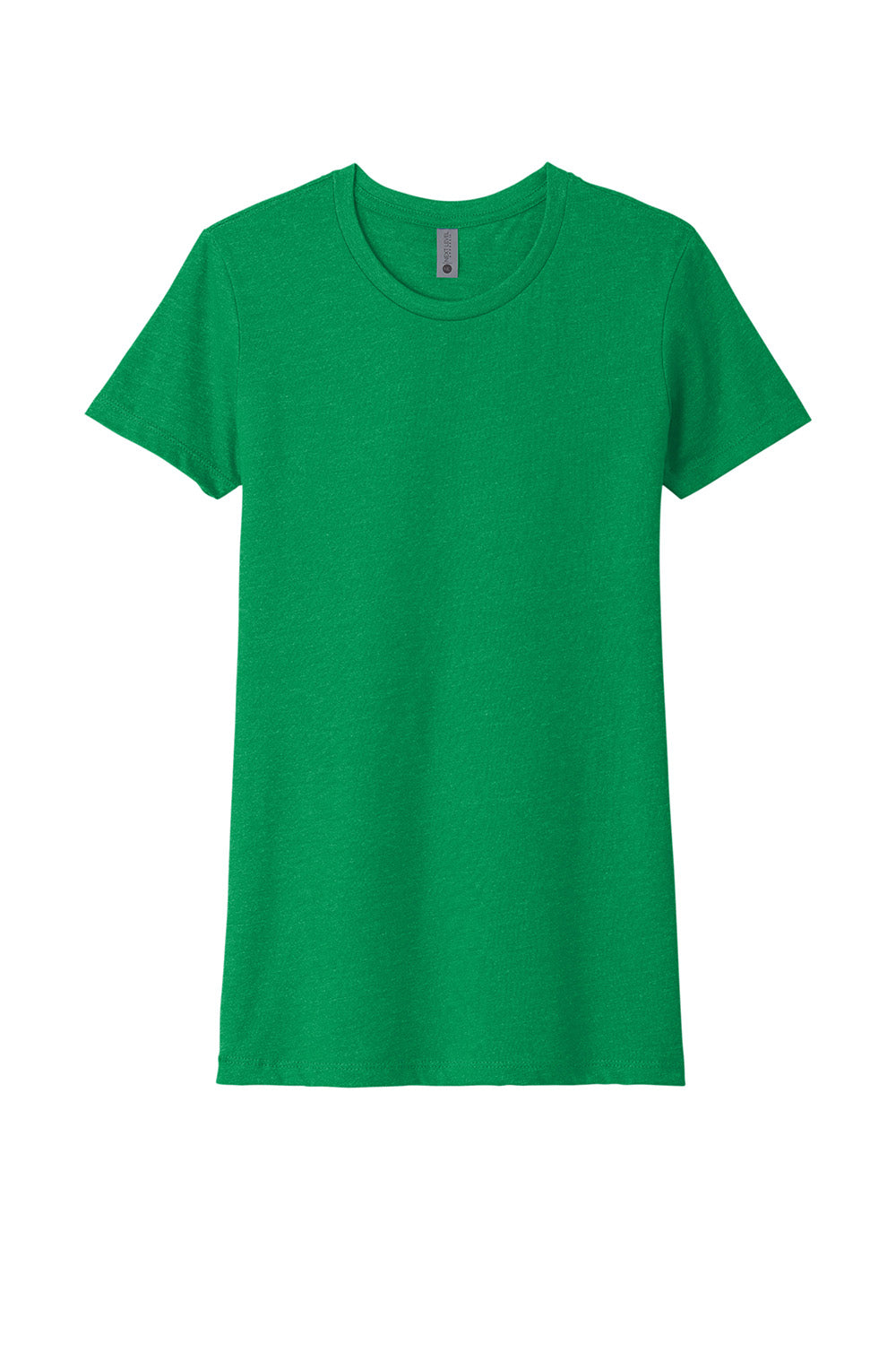 Next Level NL6610/6610 Womens CVC Jersey Short Sleeve Crewneck T-Shirt Kelly Green Flat Front