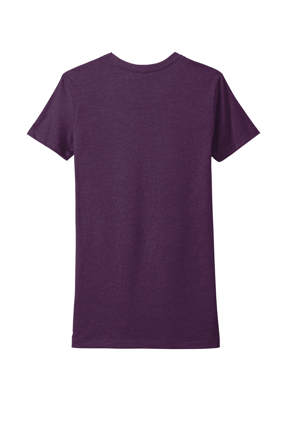 Next Level NL6610/6610 Womens CVC Jersey Short Sleeve Crewneck T-Shirt Plum Purple Flat Back