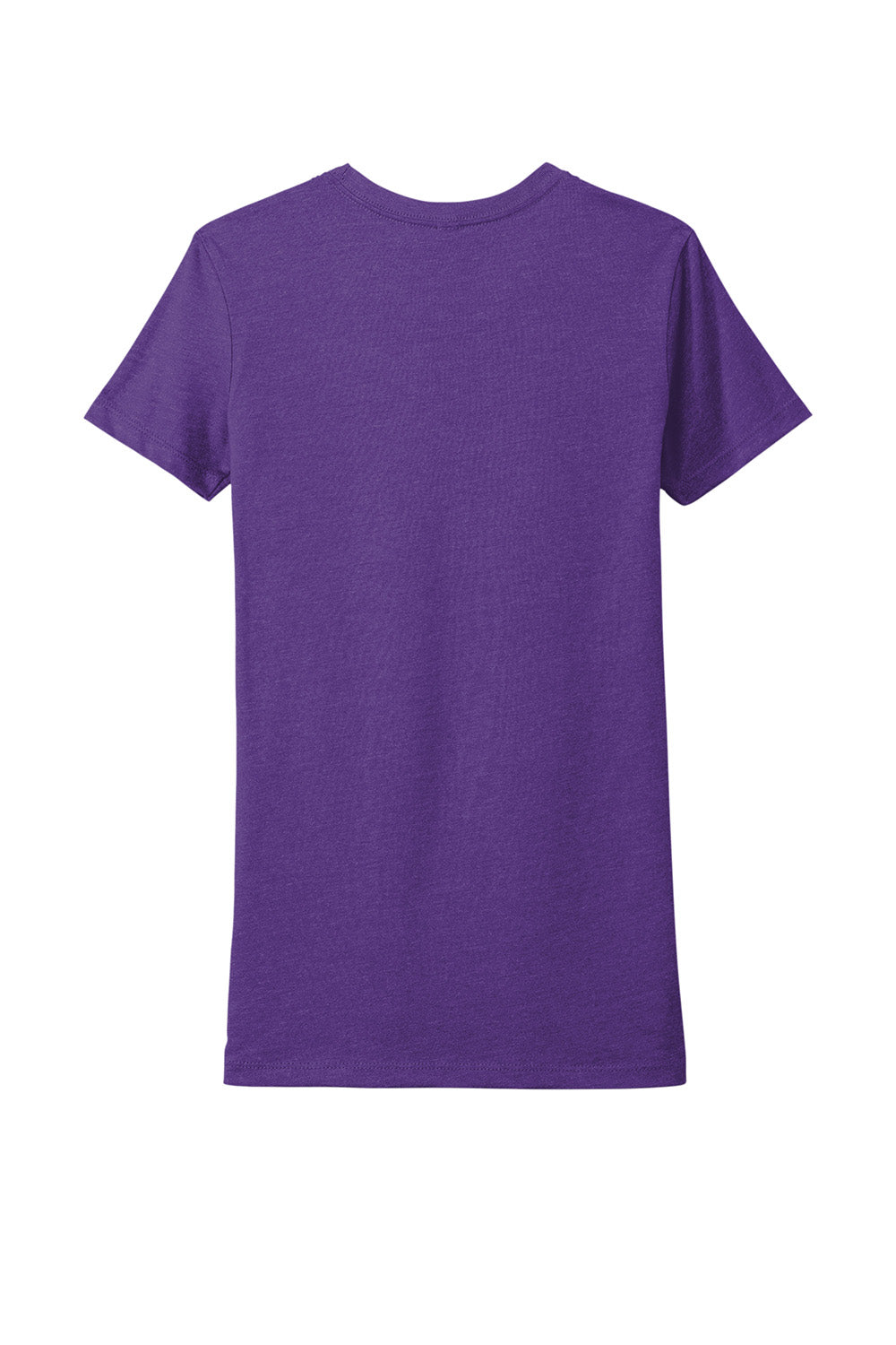 Next Level NL6610/6610 Womens CVC Jersey Short Sleeve Crewneck T-Shirt Purple Rush Flat Back