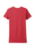 Next Level NL6610/6610 Womens CVC Jersey Short Sleeve Crewneck T-Shirt Red Flat Back