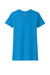 Next Level NL6610/6610 Womens CVC Jersey Short Sleeve Crewneck T-Shirt Turquoise Blue Flat Front