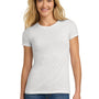 Next Level Womens Jersey Short Sleeve Crewneck T-Shirt - Heather White