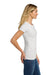 Next Level NL6710/6710 Womens Jersey Short Sleeve Crewneck T-Shirt Heather White Model Side