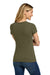 Next Level NL6710/6710 Womens Jersey Short Sleeve Crewneck T-Shirt Military Green Model Back