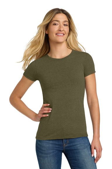 Next Level NL6710/6710 Womens Jersey Short Sleeve Crewneck T-Shirt Military Green Model Front