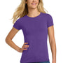 Next Level Womens Jersey Short Sleeve Crewneck T-Shirt - Purple Rush