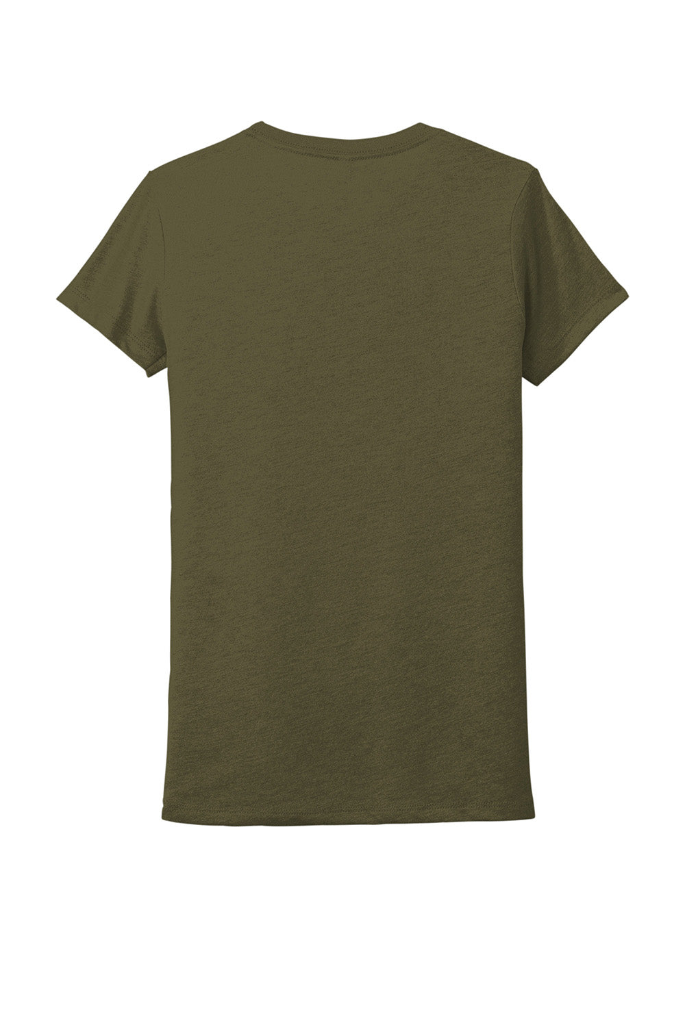 Next Level NL6710/6710 Womens Jersey Short Sleeve Crewneck T-Shirt Military Green Flat Back