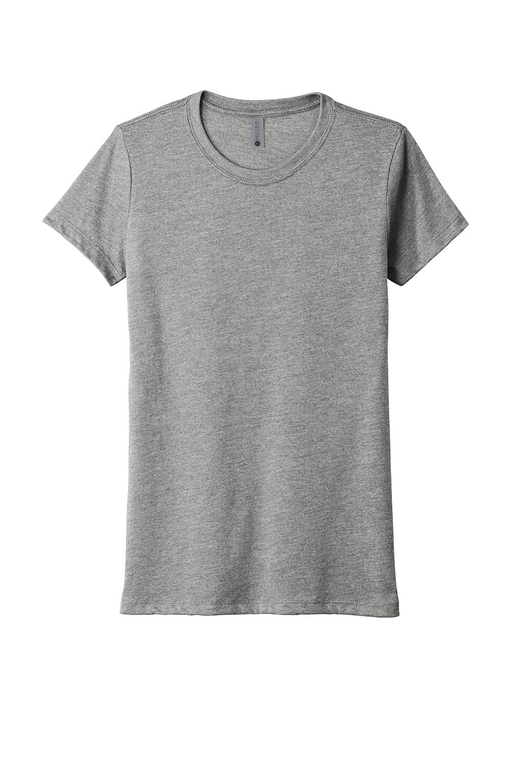 Next Level NL6710/6710 Womens Jersey Short Sleeve Crewneck T-Shirt Heather Grey Flat Front