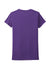 Next Level NL6710/6710 Womens Jersey Short Sleeve Crewneck T-Shirt Purple Rush Flat Back