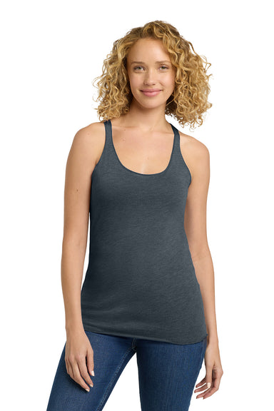 Next Level NL6733/6733 Womens Tank Top Indigo Blue Model Front