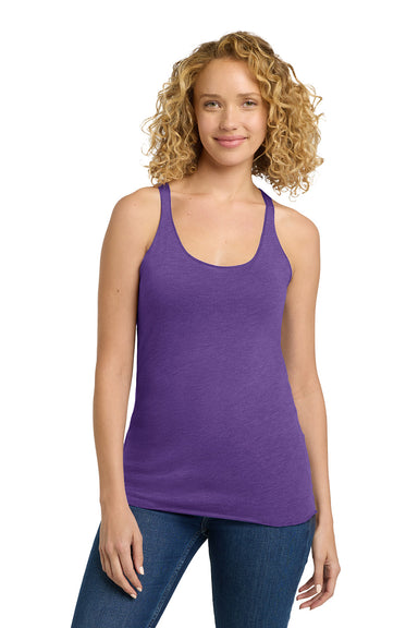 Next Level NL6733/6733 Womens Tank Top Purple Rush Model Front