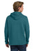 Next Level NL9300/9300 Mens PCH Fleece Hooded Sweatshirt Hoodie w/ Pockets Heather Teal Blue Model Back