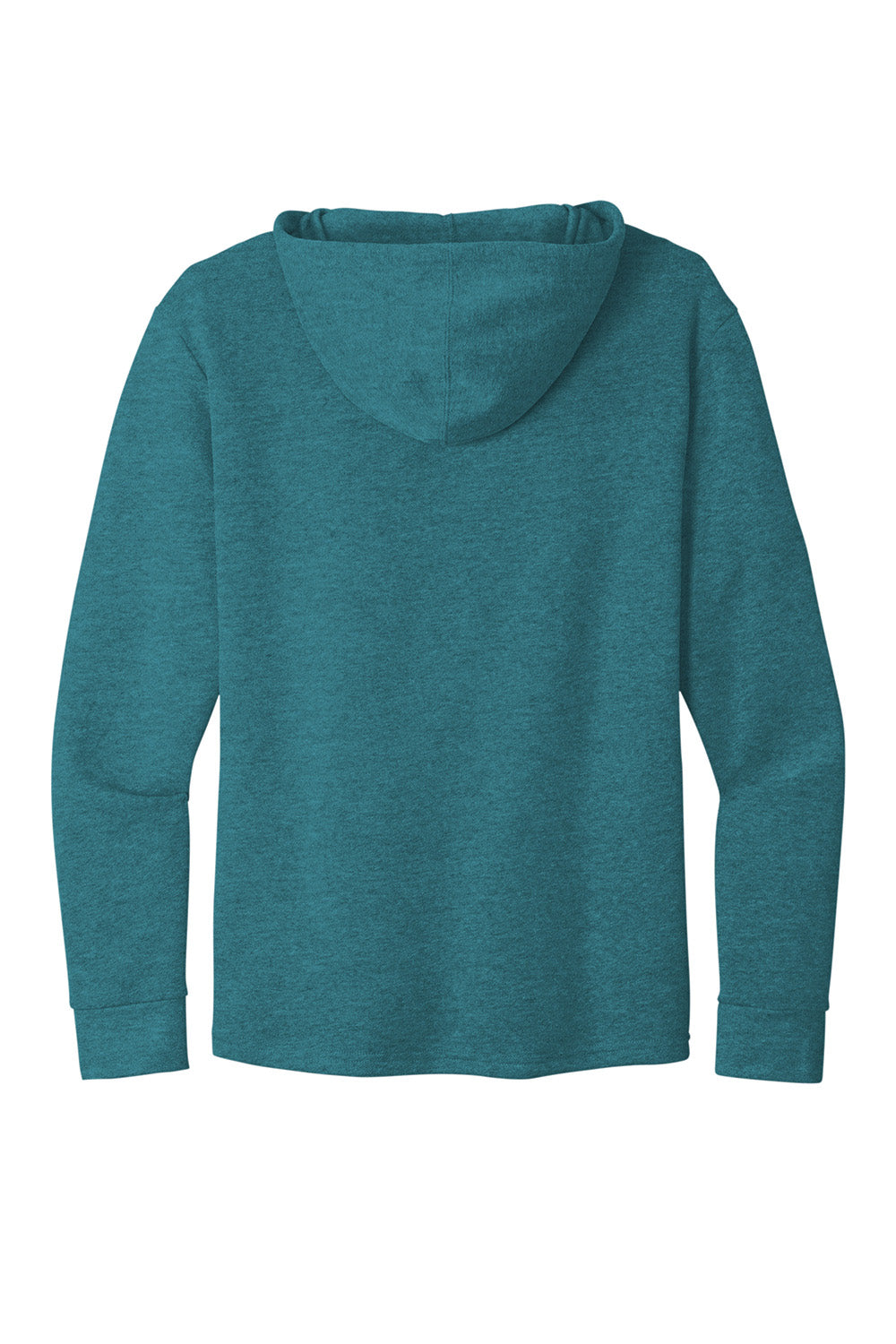 Next Level NL9300/9300 Mens PCH Fleece Hooded Sweatshirt Hoodie w/ Pockets Heather Teal Blue Flat Back