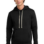 Next Level Mens Fleece Hooded Sweatshirt Hoodie w/ Pouch Pocket - Black