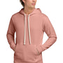 Next Level Mens Fleece Hooded Sweatshirt Hoodie w/ Pouch Pocket - Desert Pink