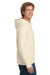 Next Level NL9303/9303 Mens Fleece Hooded Sweatshirt Hoodie w/ Pouch Pocket Natural Model Side