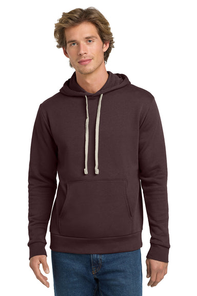 Next Level NL9303/9303 Mens Fleece Hooded Sweatshirt Hoodie w/ Pouch Pocket Oxblood Model Front