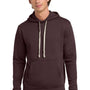 Next Level Mens Fleece Hooded Sweatshirt Hoodie w/ Pouch Pocket - Oxblood