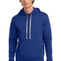 Next Level Mens Fleece Hooded Sweatshirt Hoodie w/ Pouch Pocket - Royal Blue