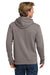 Next Level NL9303/9303 Mens Fleece Hooded Sweatshirt Hoodie w/ Pouch Pocket Shitake Grey Model Back