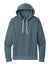 Next Level NL9303/9303 Mens Fleece Hooded Sweatshirt Hoodie w/ Pouch Pocket Antique Denim Blue Flat Front