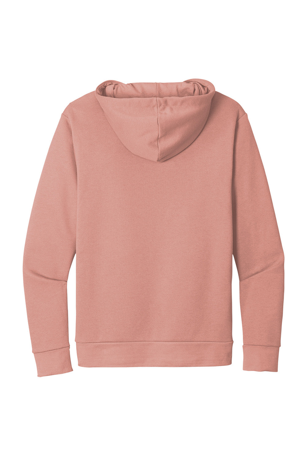 Next Level NL9303/9303 Mens Fleece Hooded Sweatshirt Hoodie w/ Pouch Pocket Desert Pink Flat Back