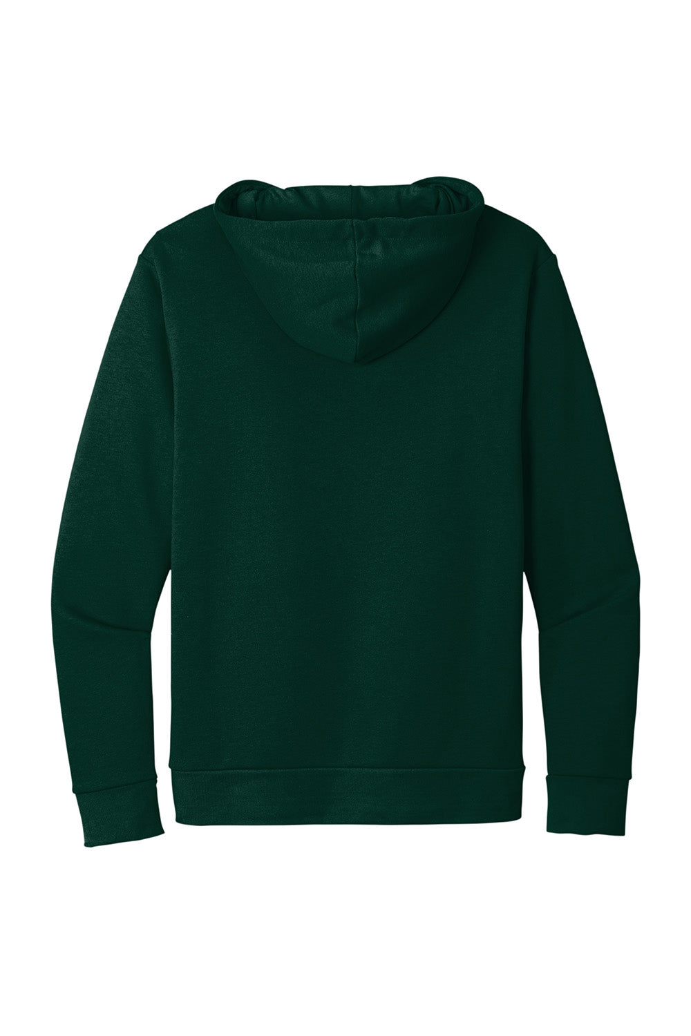 Next Level NL9303/9303 Mens Fleece Hooded Sweatshirt Hoodie w/ Pouch Pocket Forest Green Flat Back