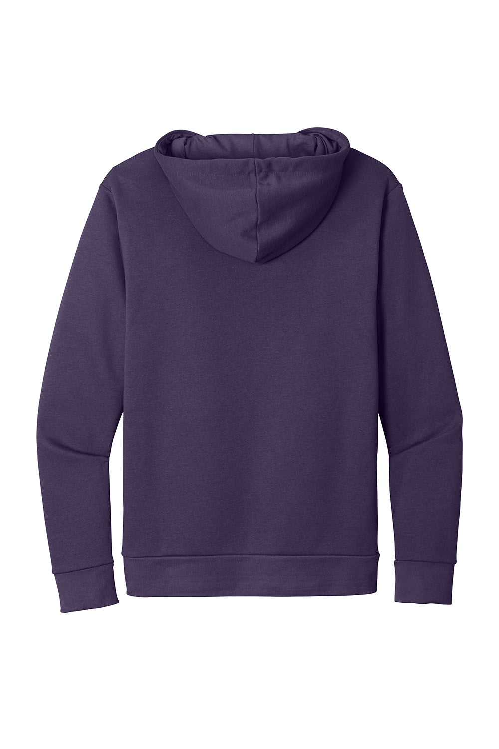 Next Level NL9303/9303 Mens Fleece Hooded Sweatshirt Hoodie w/ Pouch Pocket Galaxy Purple Flat Back