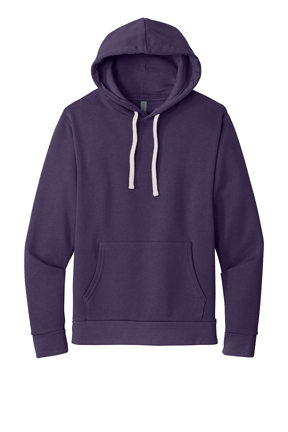 Next Level NL9303/9303 Mens Fleece Hooded Sweatshirt Hoodie w/ Pouch Pocket Galaxy Purple Flat Front