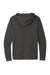 Next Level NL9303/9303 Mens Fleece Hooded Sweatshirt Hoodie w/ Pouch Pocket Heavy Metal Grey Flat Back