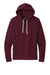 Next Level NL9303/9303 Mens Fleece Hooded Sweatshirt Hoodie w/ Pouch Pocket Maroon Flat Front