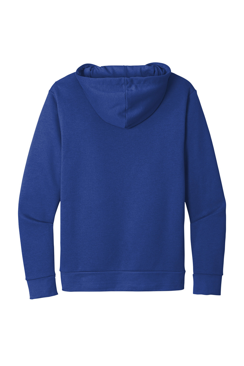 Next Level NL9303/9303 Mens Fleece Hooded Sweatshirt Hoodie w/ Pouch Pocket Royal Blue Flat Back